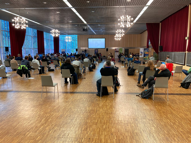 Java Forum Nord 2021, the audience at the Congress Centrum in Hanover
